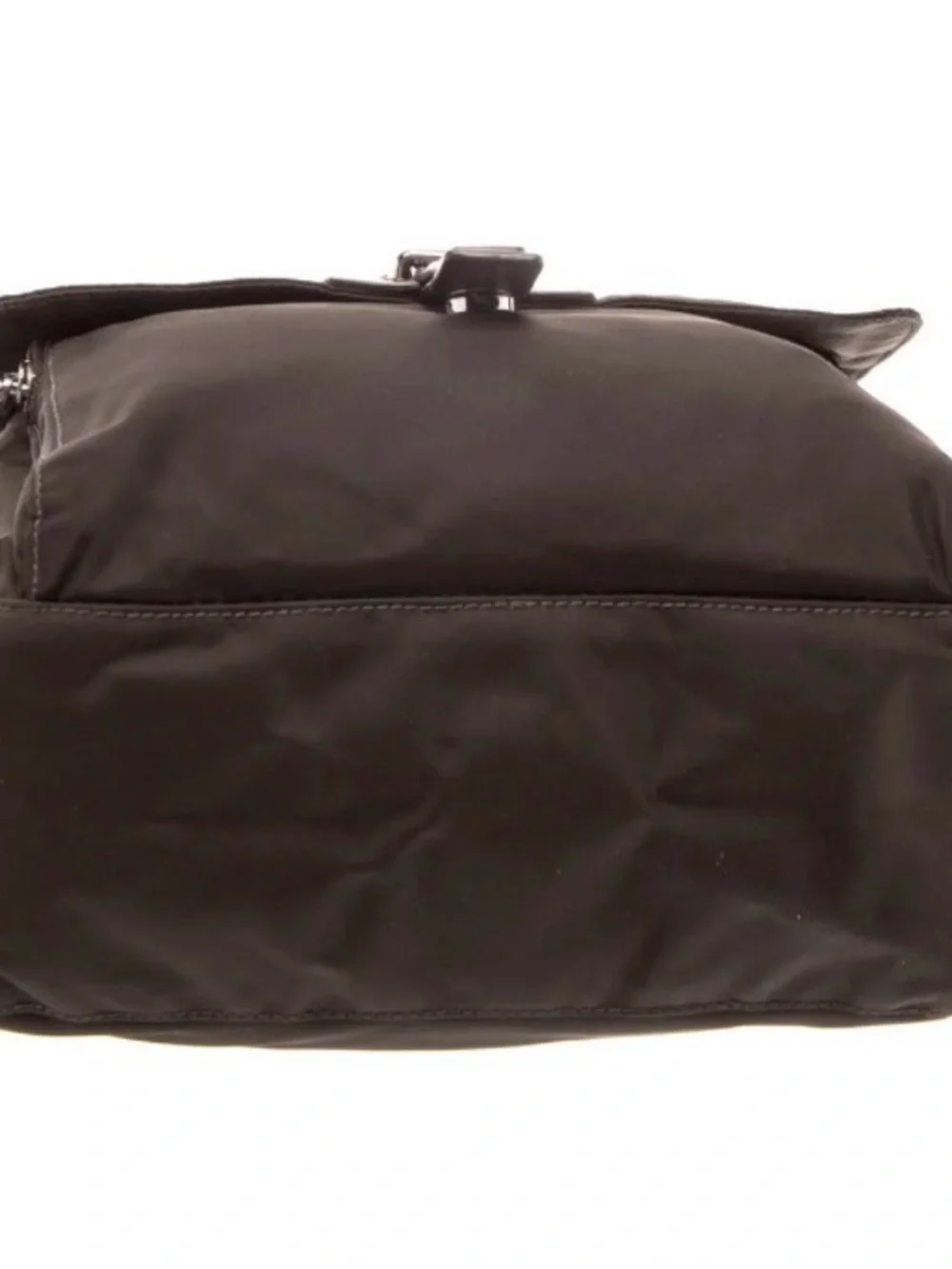 Tumi Brown Nylon Crossbody Messenger Bag with Leather Trim